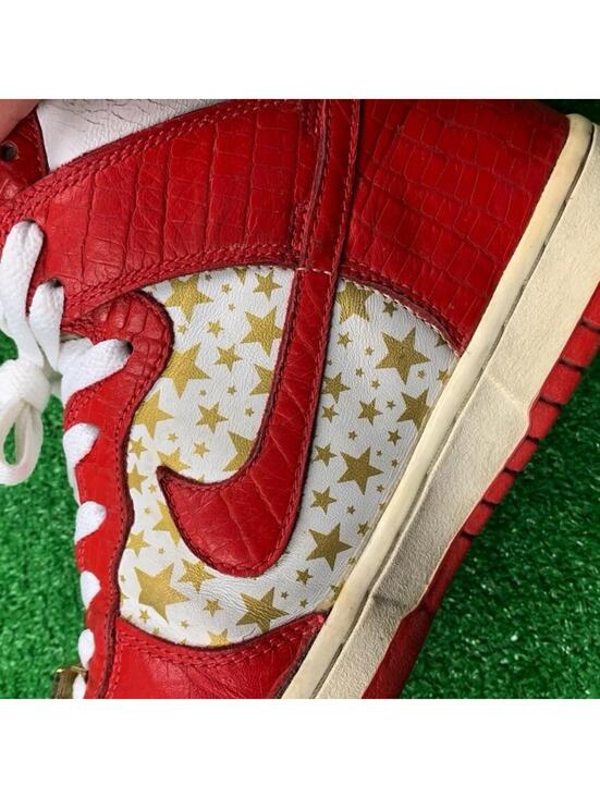 2003 Nike Supreme Dunk High Pro SB Stars Low Red Box Logo 307385-161 9 VTG main image 4